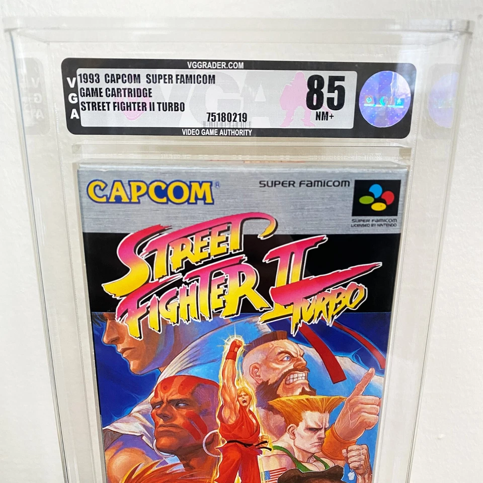 Street Fighter II Turbo Nintendo JP Super Fami SNES New VGA 85 Sealed WATA CGC - Image 2 of 4