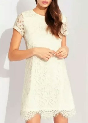 lipsy all over lace shift dress