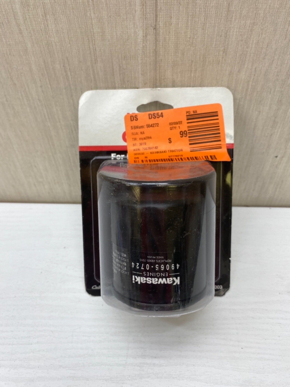 Filtro Olio - 49065-0724 - Originale Kawasaki - Sostituisce