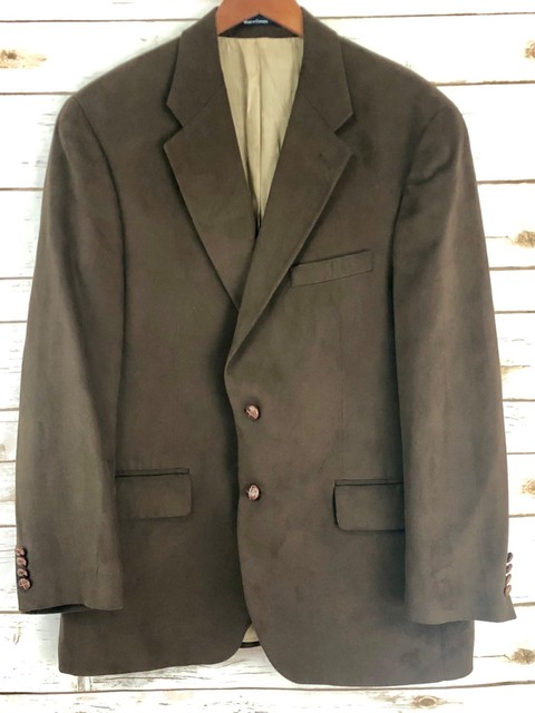 ralph lauren faux suede sport coat