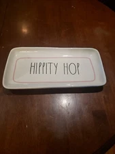 Rae Dunn Artisan Collection Hippity Hop  Tray Platter Easter