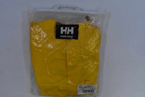 Helly Hansen Mandal Bib PVC Coated Polyester Waterproof Light Yellow HH Work L - Picture 17 of 17