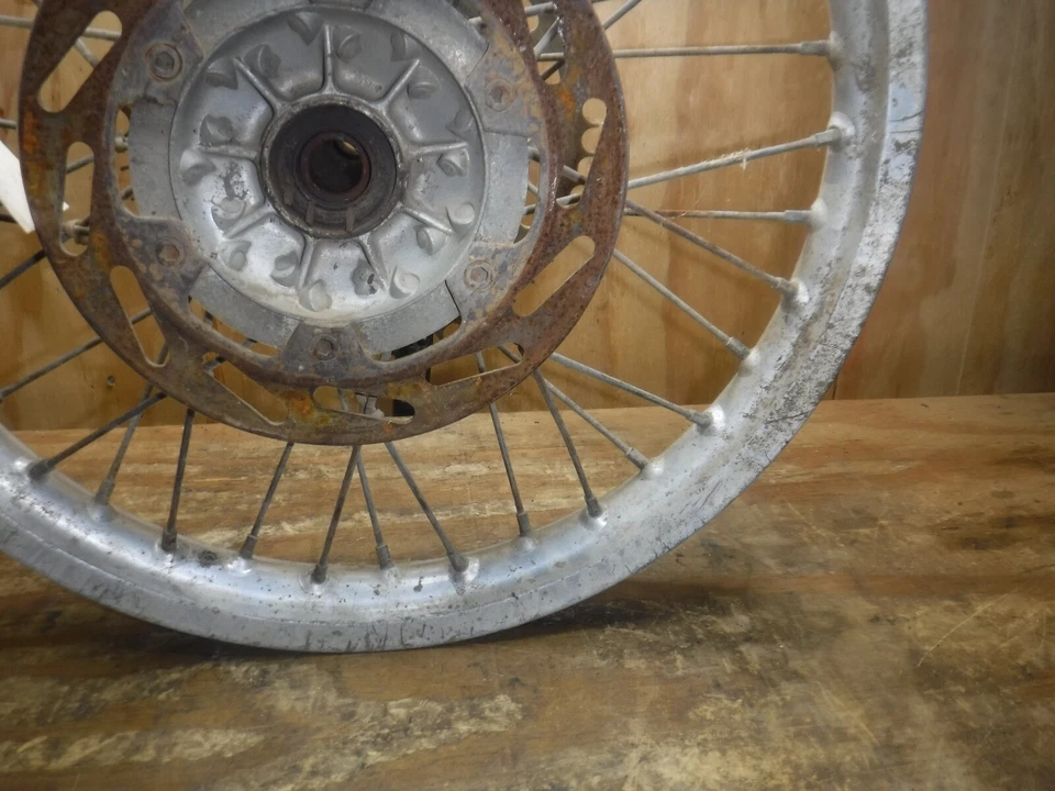 1990 Yz125 (A) raios de cubo de roda traseira aro completo - Imagem 4 de 4