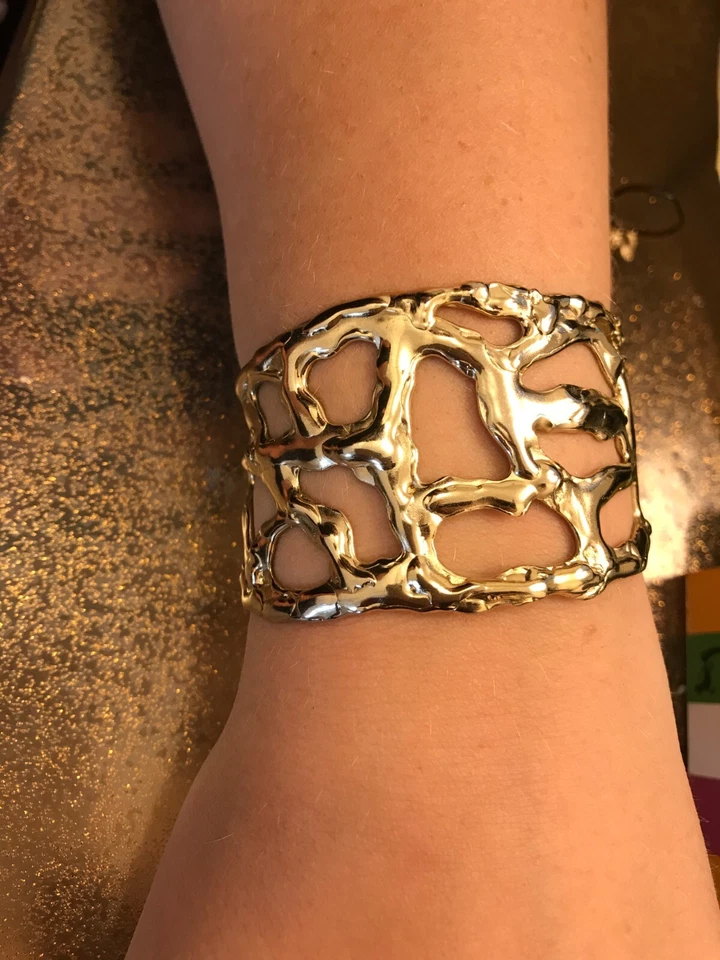 Pulsera Mujer Hecha en Italia Chapada en Oro 18K Foto 4 de 4