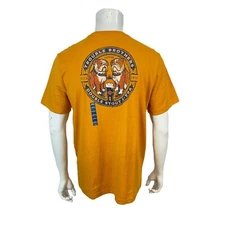 IZOD Bulldogs Double Trouble X-Tra Stout Wheat Beer T-Shirt 2 Sided Mens L, XL