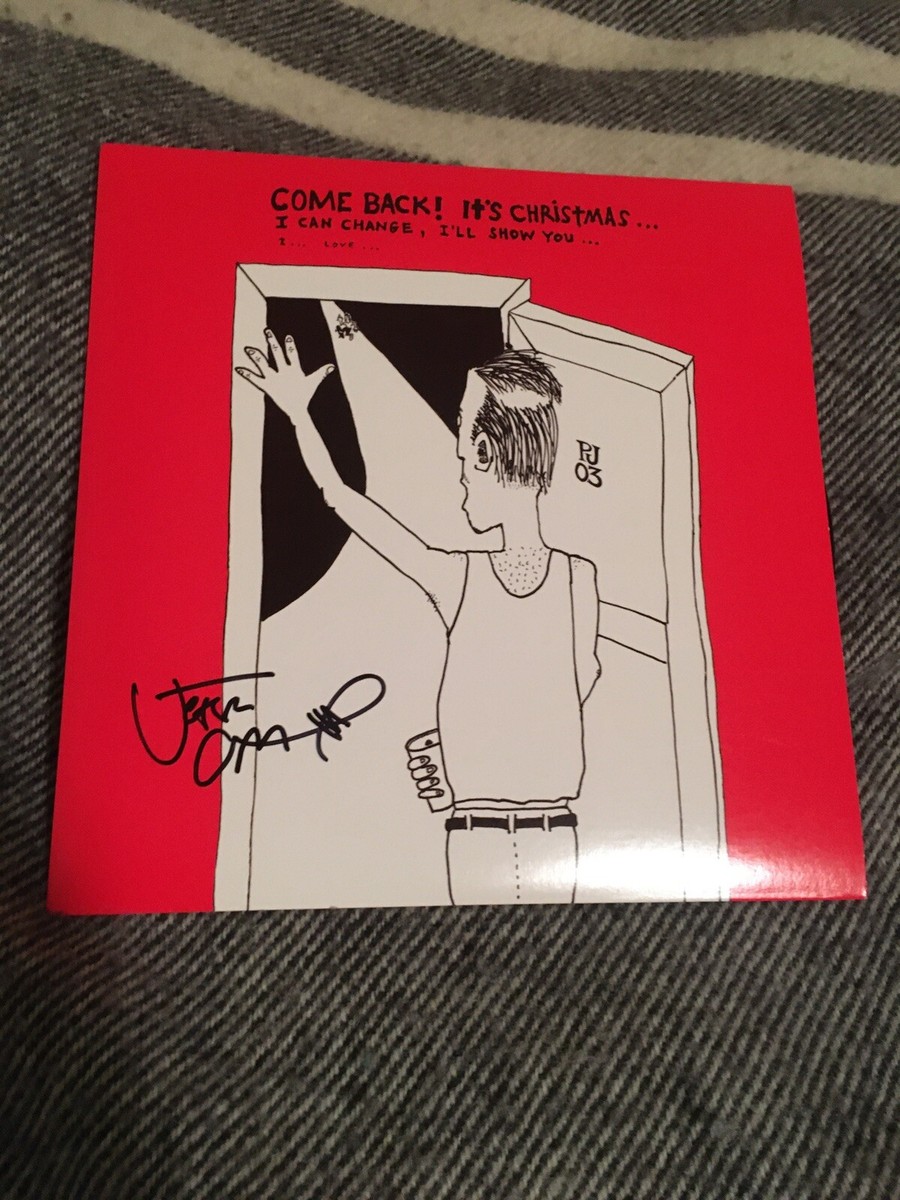 Pearl Jam - Holiday Single Hand Signed By Jeff Ament / Ten Club