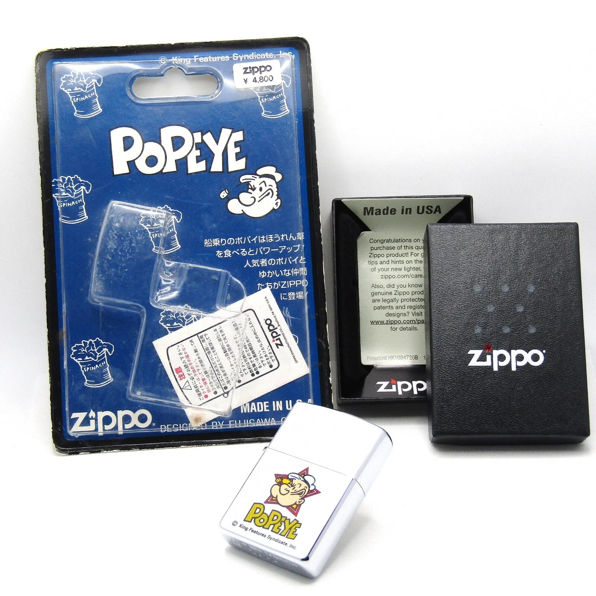 Zippo Popeye for sale | eBay
