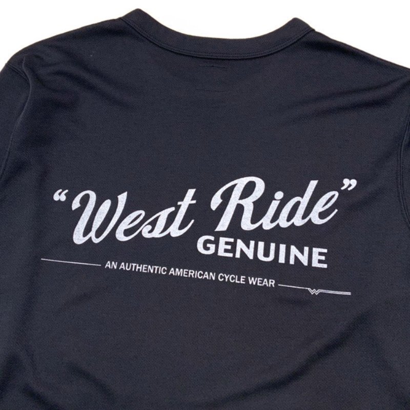新品未使用WESTRIDE「NGT JACQUARD LONG TEE」 WESTRIDE West Ride Long T Long T-shirt POWER DRY LONG TEE-1