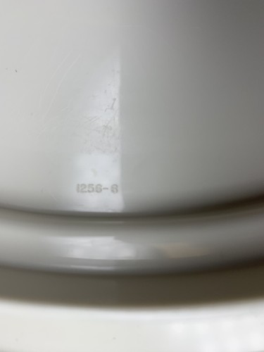 Vintage Tupperware Cake Taker 1257-5 Lid, Base 1256-6 And White Handle - Picture 5 of 5