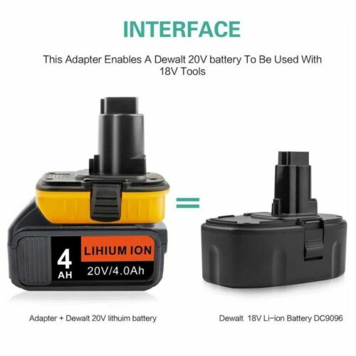 DCA1820 20V MAX To 18V USB Adapter Converter For Dewalt 20Volt Li-ion Battery US - Picture 6 of 25