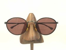 Vintage Vogue Florence VO3117 377-S Khaki Metal Oval Sunglasses FRAMES ONLY