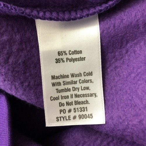 Ouray Sportswear Youth Kids Hoodie Pullover Pockets Purple Size XL - Picture 4 of 4