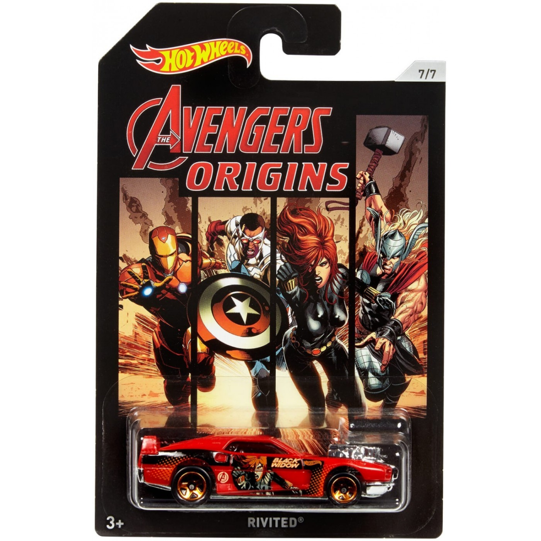 Hot Wheels Black Widow Rivited Car Vehicle Mattel