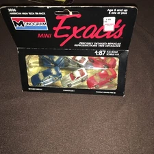 Monogram Mini-Exacts 1:87 American High Tech Tri-Pack - New in Worn Package