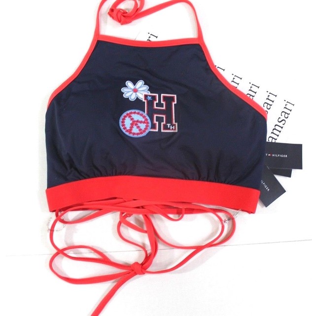 high neck bikini tommy hilfiger