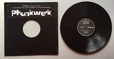Ref804 Vinyl 33 Tours Dj Delicious Let It Drop Remixe