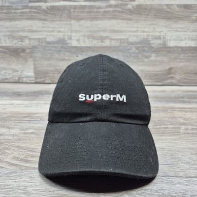 Super M Embroidered Logo Hat Cap Adult Mens Adjustable Strapback Outdoor 