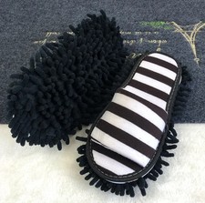Microfiber Mop Slippers Washable  Cleaning Dusting Slipper Detachable