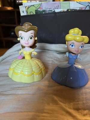 Magic Mates Belle 4.5'' Thinkway Action Figure Beauty Beast & Cinderella (works)