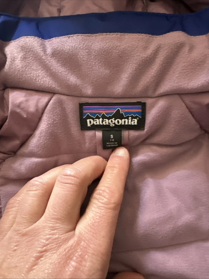 Patagonia молодежи девочек Snowshot изолированный лыж сноуборда куртка размер маленький * б/у * - Изображение 3 из 4