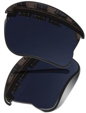 Replacement Polarized Lenses for-Oakley Flak Jacket XLJ Frame Stealth Black