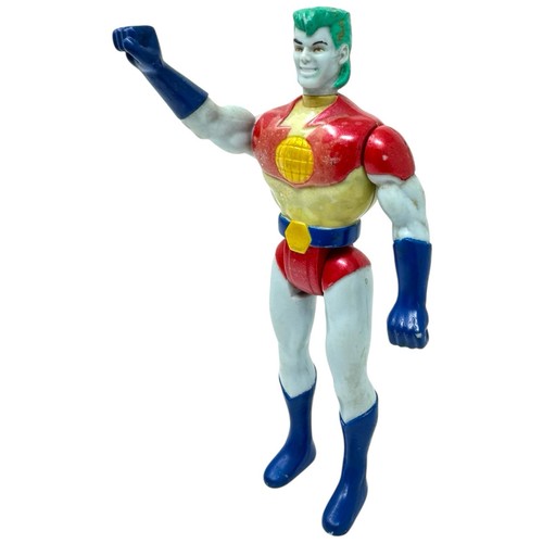 Flying Captain Planet Figur RAR 1991 Tiger Toys- Planeteer INKgrafiX TOYS A419-2 - Picture 2 of 8