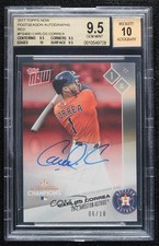 2017 Topps Now Red 6/10 Carlos Correa #PS-46D BGS 9.5 GEM MINT Auto 3k6