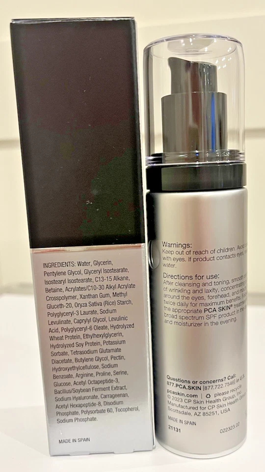 Suero péptido PCA Skin EXLINEA Pro 1 oz - Tratamiento de manchas suaviza las líneas de expresión Foto 3 de 4