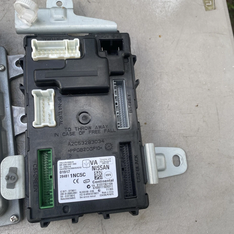 Infiniti FX35 2012 3,5 L motor y carrocería módulo de control informático y llave  Foto 3 de 4