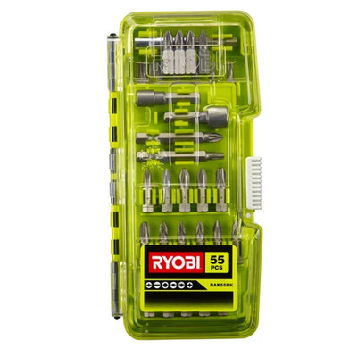 Ryobi Bit Set 55-tlg RAK55DK Schrauber Bits Zubehör Neu