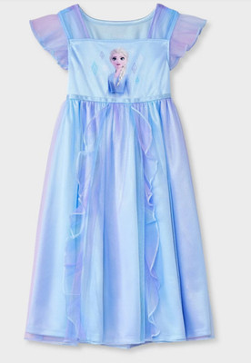 NEW DISNEY Princess Elsa- Frozen -  Blue Fancy Nightgown 4T NWT