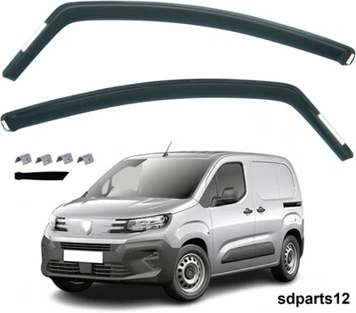Déflecteurs de Vent Pluie d'Air pour Citroën Berlingo 2018-2024 / 2Pcs - Photo 1/4