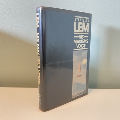 His Master's Voice By Stanislaw Lem (HBJ Hardcover DJ 1st/2nd, Ex-library copy)