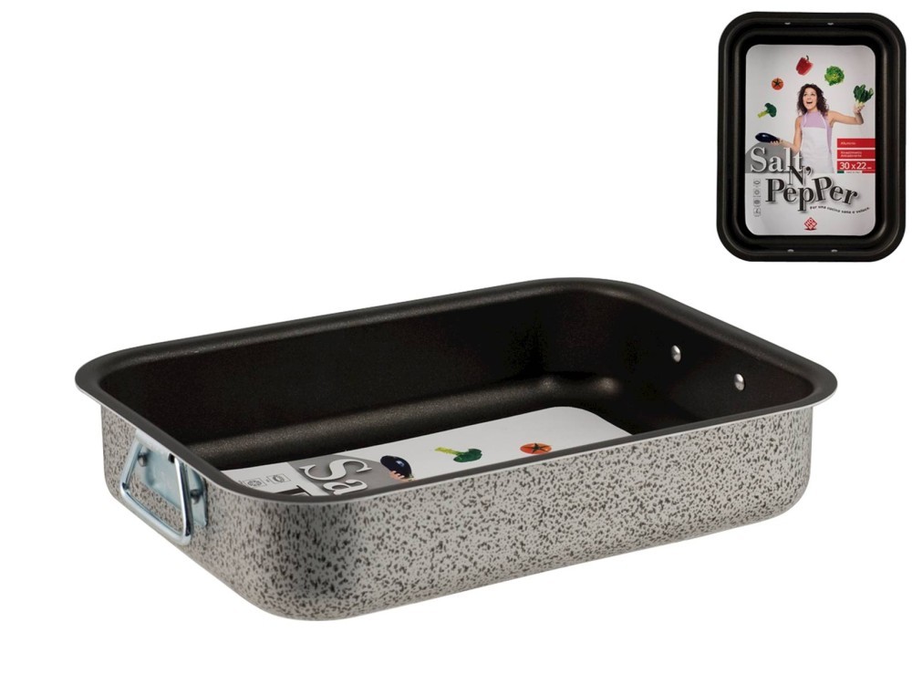 Home Roaster with Non-stick Ring Salt N'pepper 25x18 cm