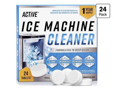 Ice Machine Cleaner Maker Descaler - 24 Clean Tablets - SEALED!