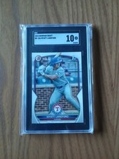 2022 Bowman Draft WYATT LANGFORD 1st Paper Propect Card SGC 10 GEM MINT