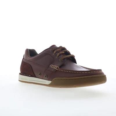 Rockport Wentworth chaussures bateau pour hommes en suede brown - Photo 1/4