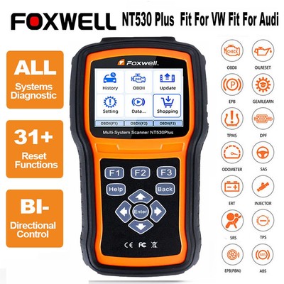 2025 FOXWELL NT530 Pro Profi KFZ Diagnosegerät Auto OBD2 Scanner EPB DPF Für VAG
