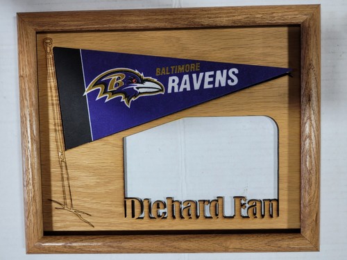 New England Patriots - Diehard Fan - Oak Photo Frame, NEW - Picture 20 of 24