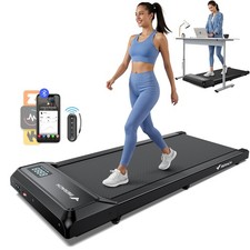 MERACH Walking Pad Under Desk Treadmill Portable Mini Treadmills 265LBS for Home