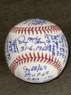 Denny McLain Signed Inscribed MLB Stat Baseball (Mickey Mantle Story) Tigers JSA