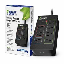 Smart Strip KCG-7MVR Energy Saving Surge Protector with Autoswitching Technology