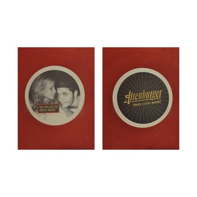 Altenburger you want it too! brewery beer mat beer