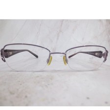 Marcolin MA7299 Purple Semi Rimless Eyeglasses Frames Rhinestone 53-18-135