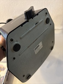 Sega Saturn Arcade Racer Analog Steering Wheel TESTED Two Games Andretti Hang On