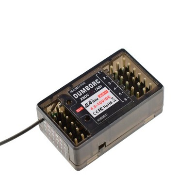 DUMBORC 2,4G 6CH Funksystem-Empfänger für RC X4 X5 X6 Senderzubehör