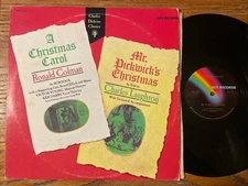 Dickens / A Christmas Carol / Mr. Pickwick’s Christmas LP MCA Stereo Holiday VG+