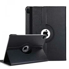 Case For iPad Pro 11inch M4 2024 2022/2021 360 Degree Rotating PU Leather Table