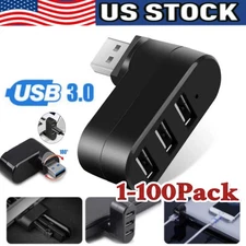 3 Port High Speed USB 3.0 Multi HUB Splitter Expansion Desktop PC Laptop lot