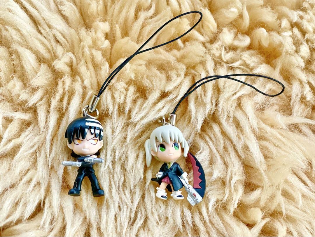 SOUL EATER Correa Lote de 2 Personajes Anime Death the Kid Maka Albarn